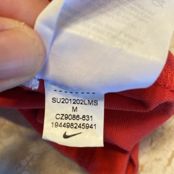 Nike Tank Top Women’s Medium Red 1972 - Picture 5 of 6